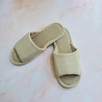 Cotton Linen House Slippers | The Nest Attachment Parenting Hub