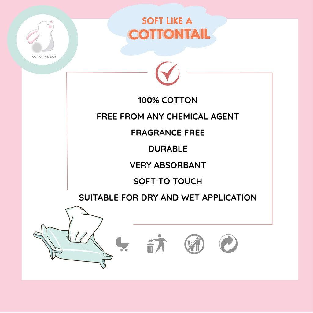 Cottontail Baby Tissue 3 x 100's | The Nest Attachment Parenting Hub