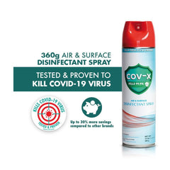 COV-X Disinfectant Spray 360g | The Nest Attachment Parenting Hub