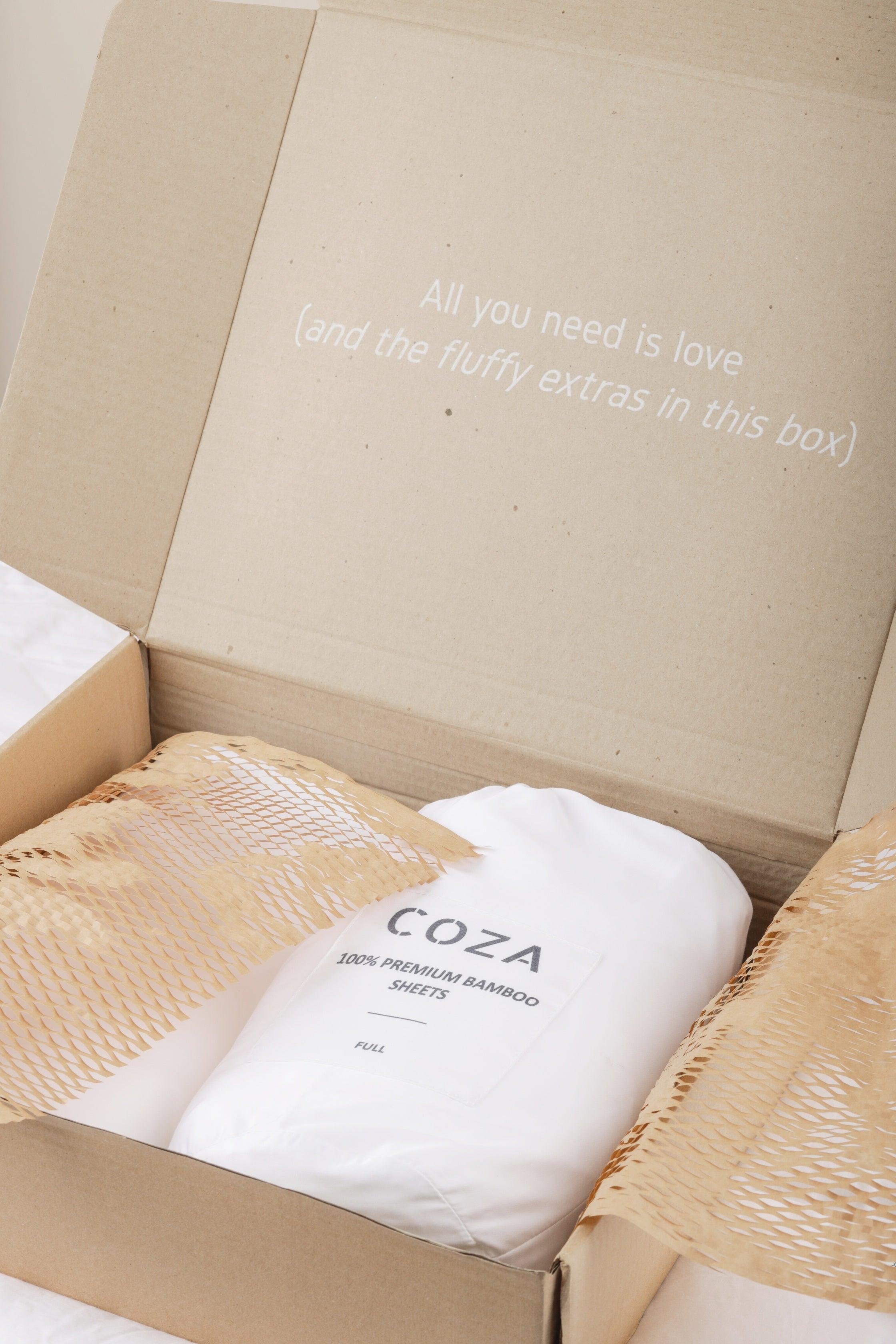 Coza Bamboo Lyocell AirSheets Deluxe Set King (4pc Set) | The Nest Attachment Parenting Hub