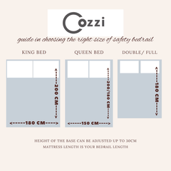 Cozzi Safety Bedrails 1.8m | The Nest Attachment Parenting Hub