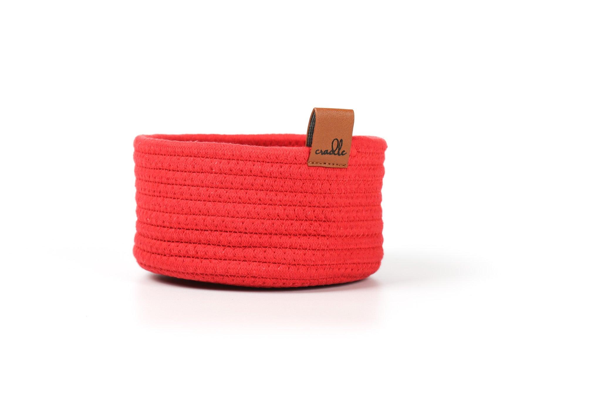 Cradle Baskets Cherry Red | The Nest Attachment Parenting Hub