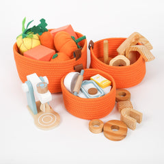 Cradle Baskets Tangerine Orange | The Nest Attachment Parenting Hub