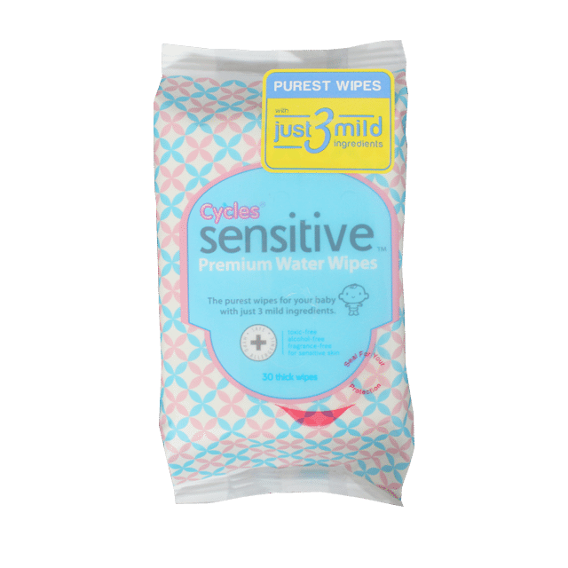 Cycles Sensitive Water Wipes | The Nest Attachment Parenting Hub