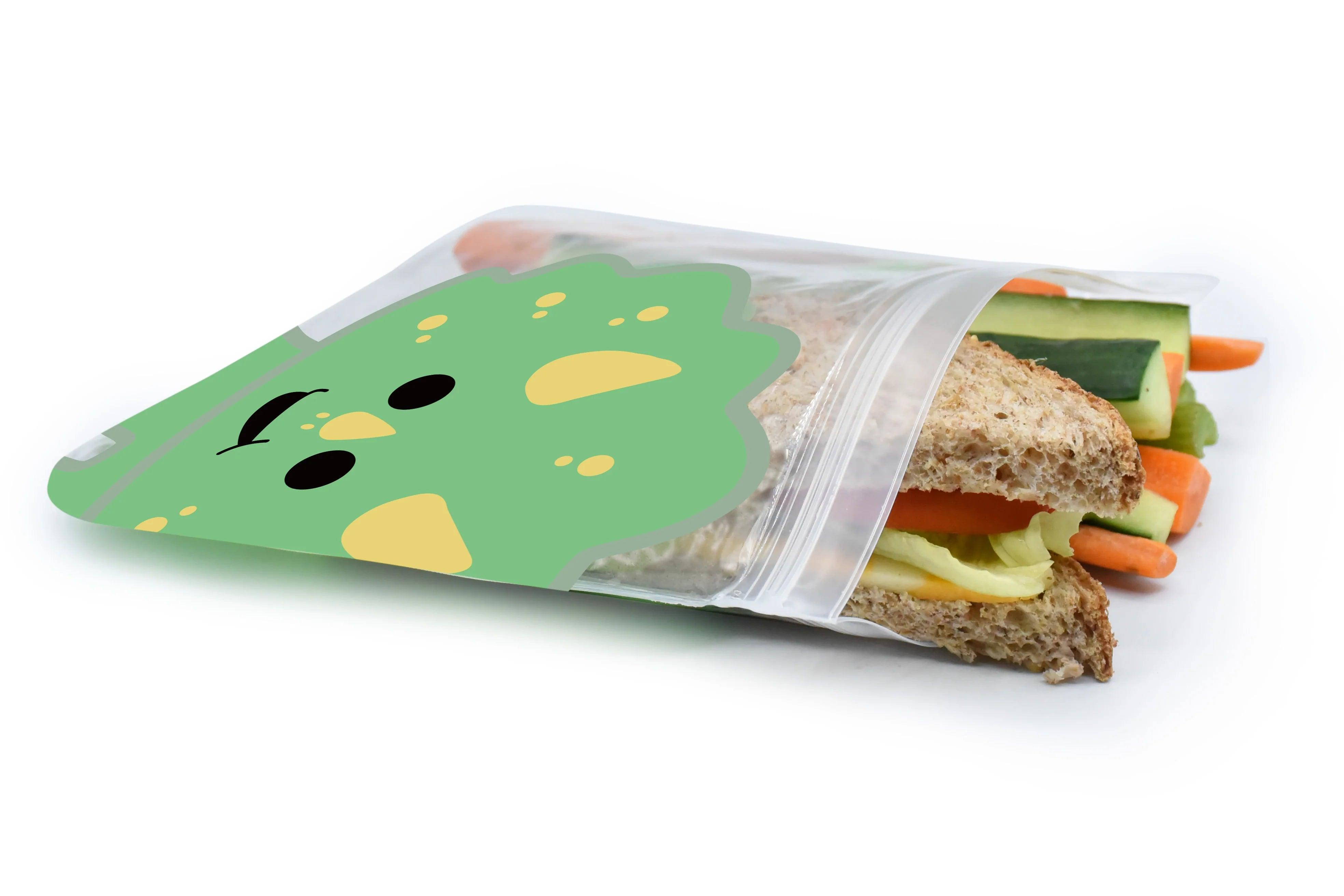 Melii EVA Reusable Snack Bags 4s | The Nest Attachment Parenting Hub