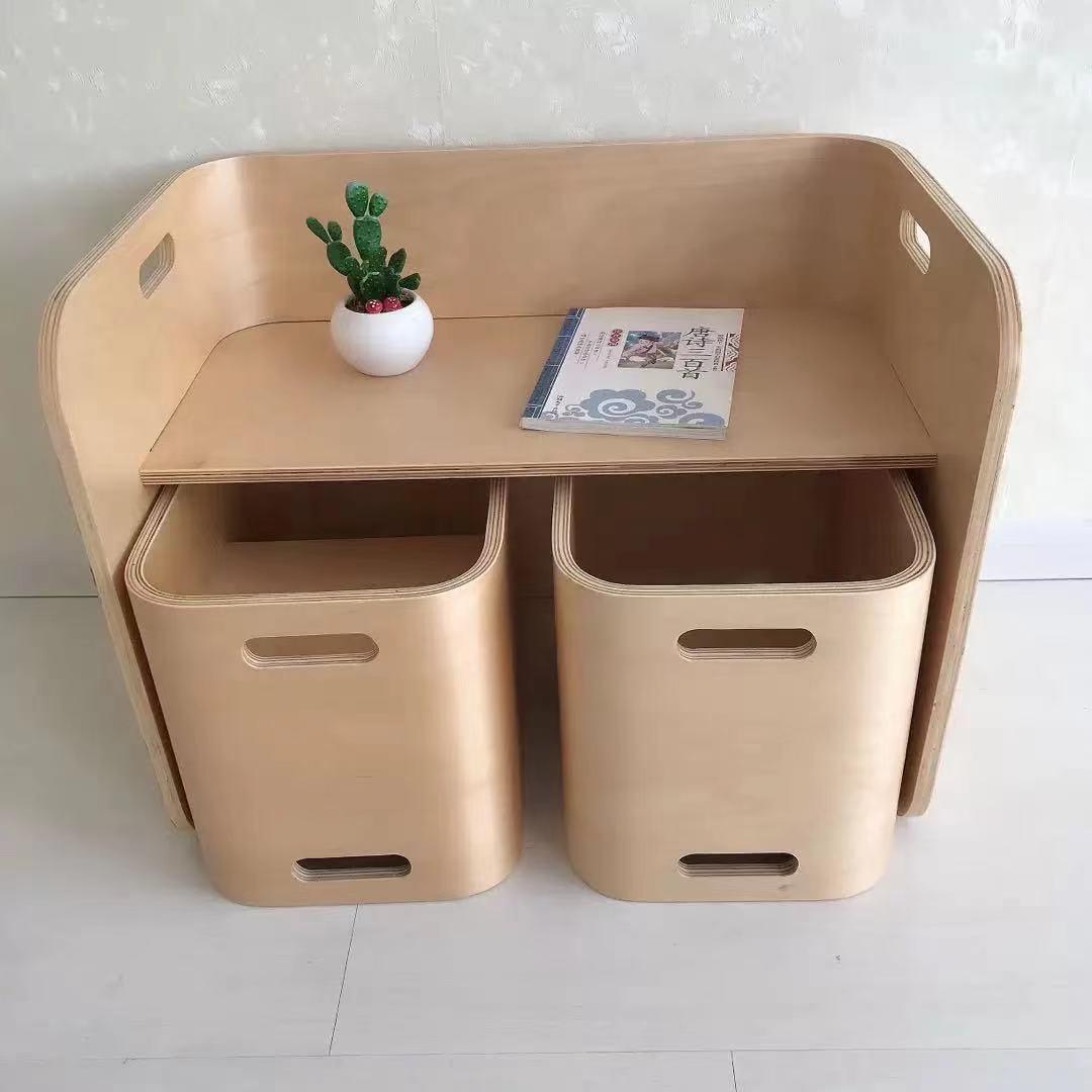 Discover Living Kids Cube Table & Chair | The Nest Attachment Parenting Hub