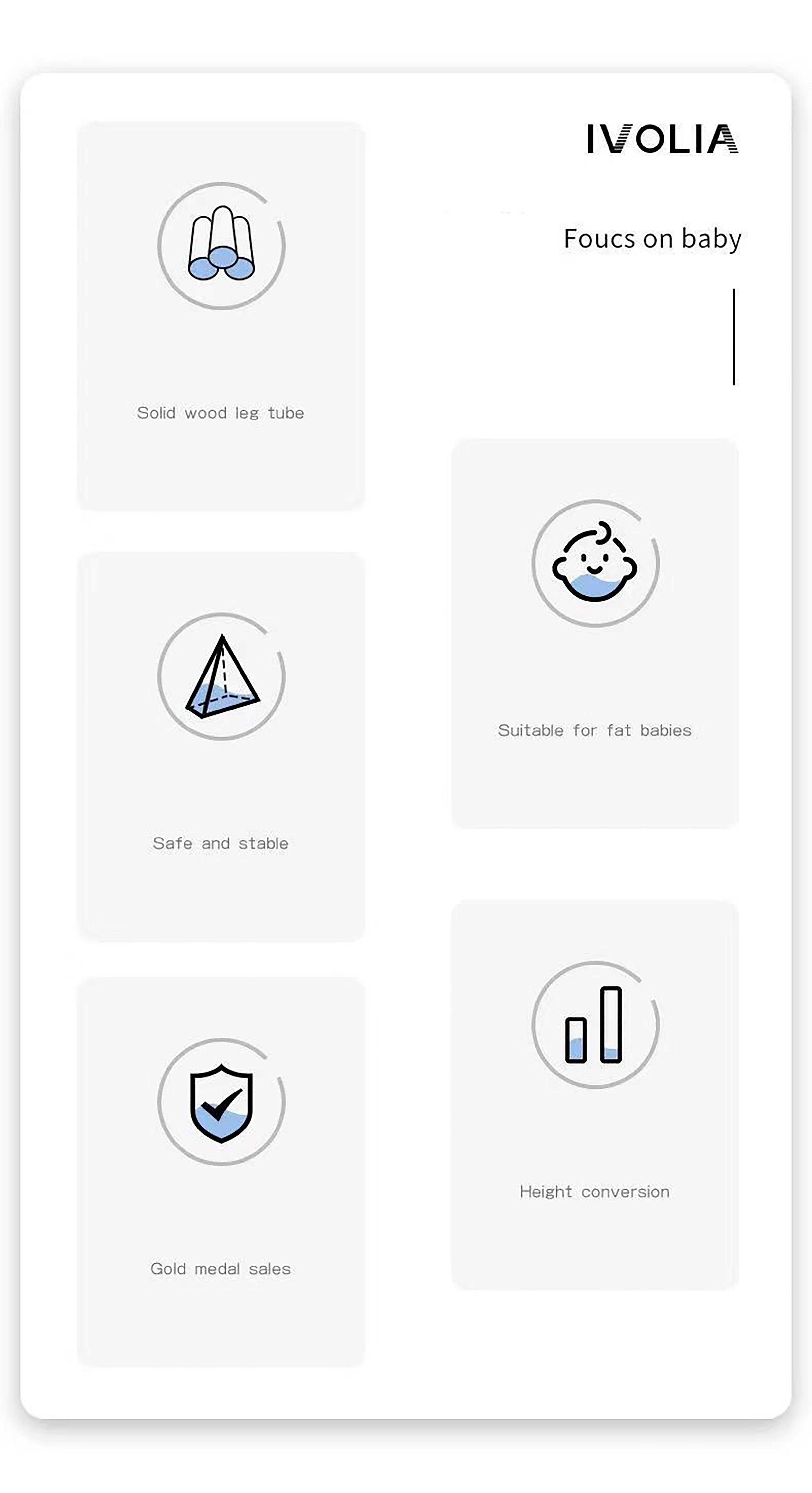 Discover Living Toddler Crystal High Chair | The Nest Attachment Parenting Hub