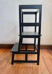 Discover Living Toddler Learning Tower Black - Basic | The Nest Attachment Parenting Hub