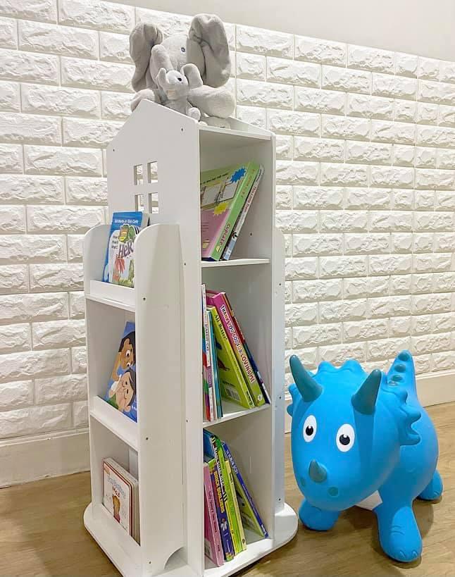 Discover Living Toddler Revolving Bookshelf | The Nest Attachment Parenting Hub