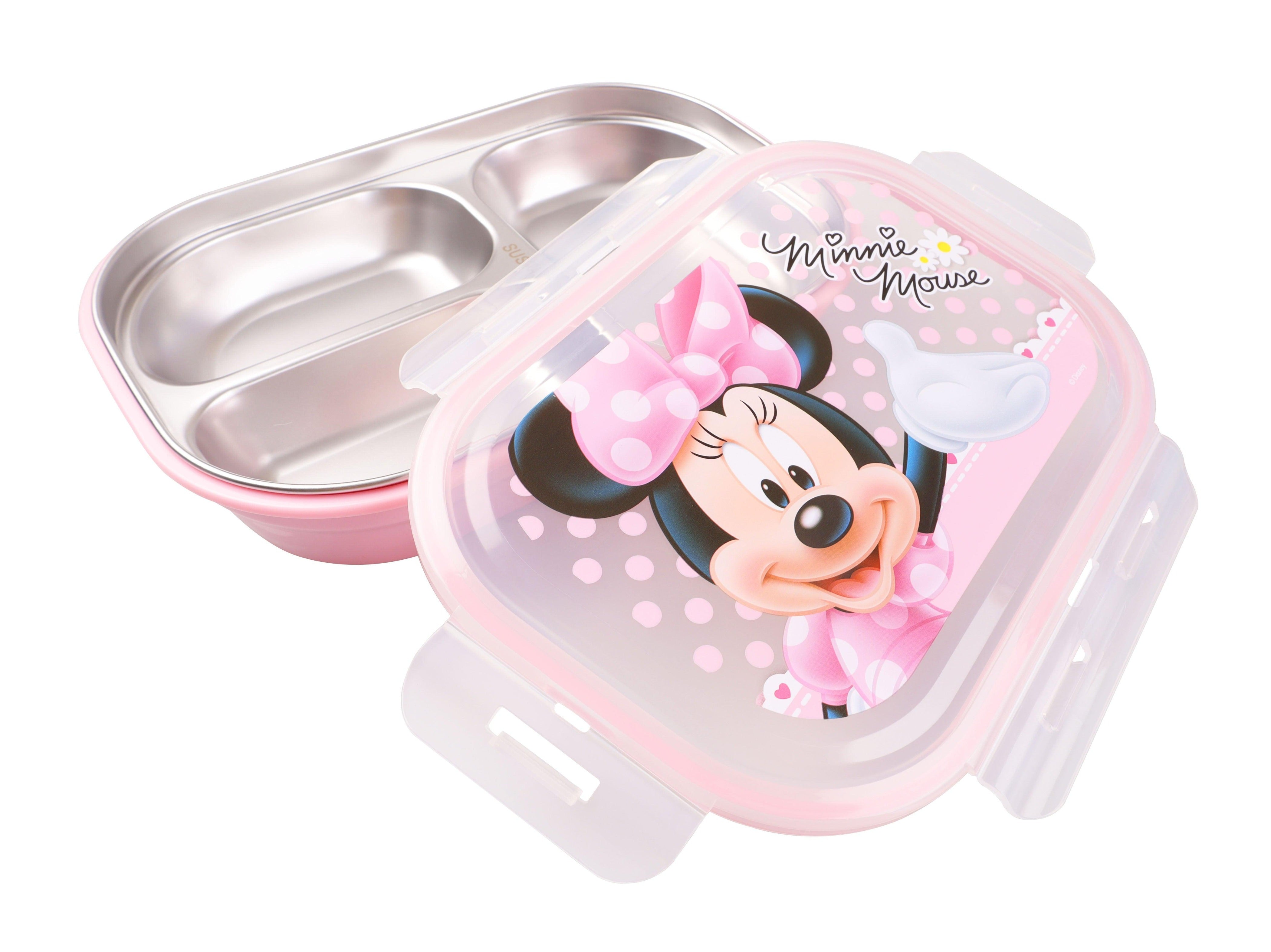 Dish Me Disney 3-Grid Stainless Lunch Box 1100ml | The Nest Attachment Parenting Hub