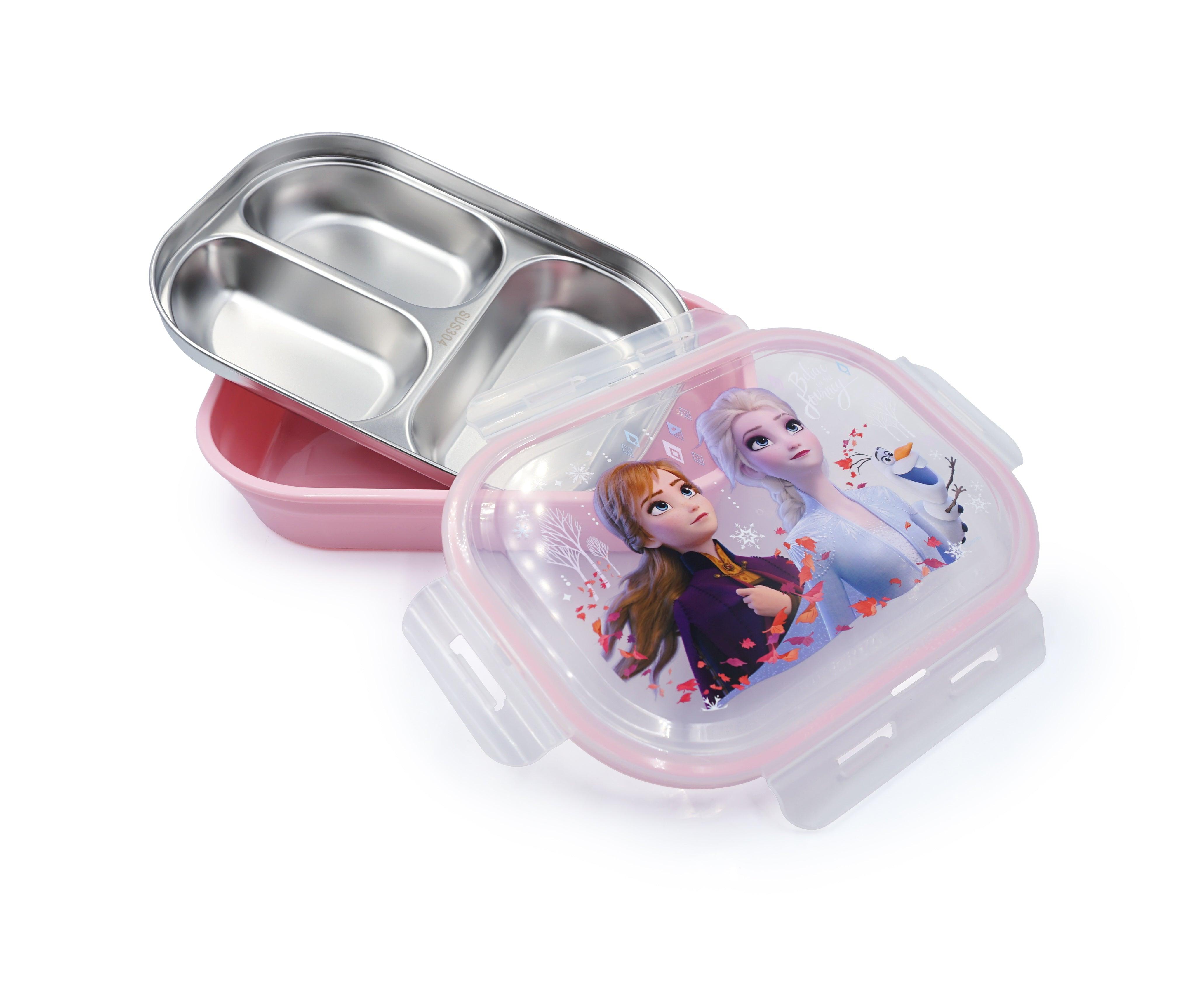 Dish Me Disney 3-Grid Stainless Lunch Box 1100ml | The Nest Attachment Parenting Hub