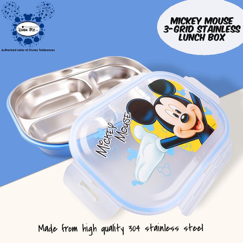 Dish Me Disney 3-Grid Stainless Lunch Box 1100ml | The Nest Attachment Parenting Hub