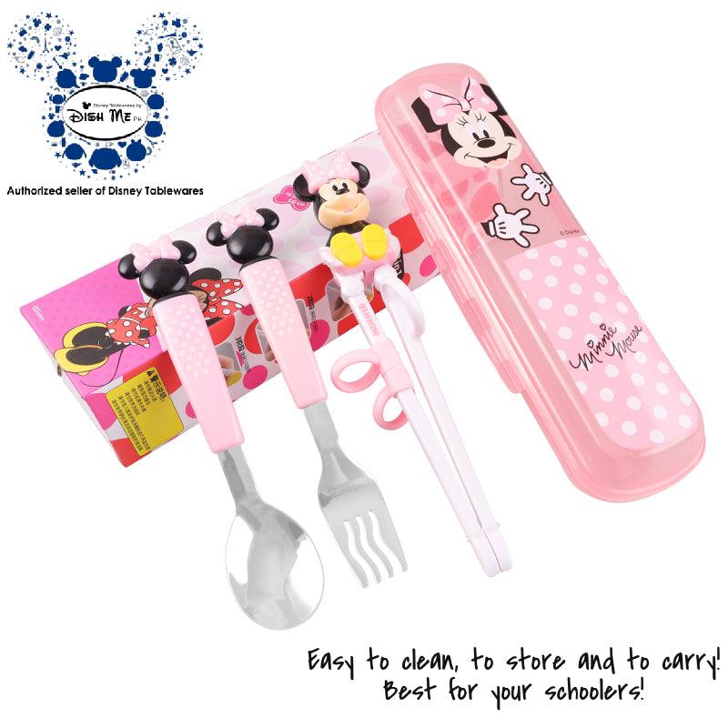 Dish Me Disney 3D Spoon, Fork and Chopsticks Set with Case 2y+ | The Nest Attachment Parenting Hub
