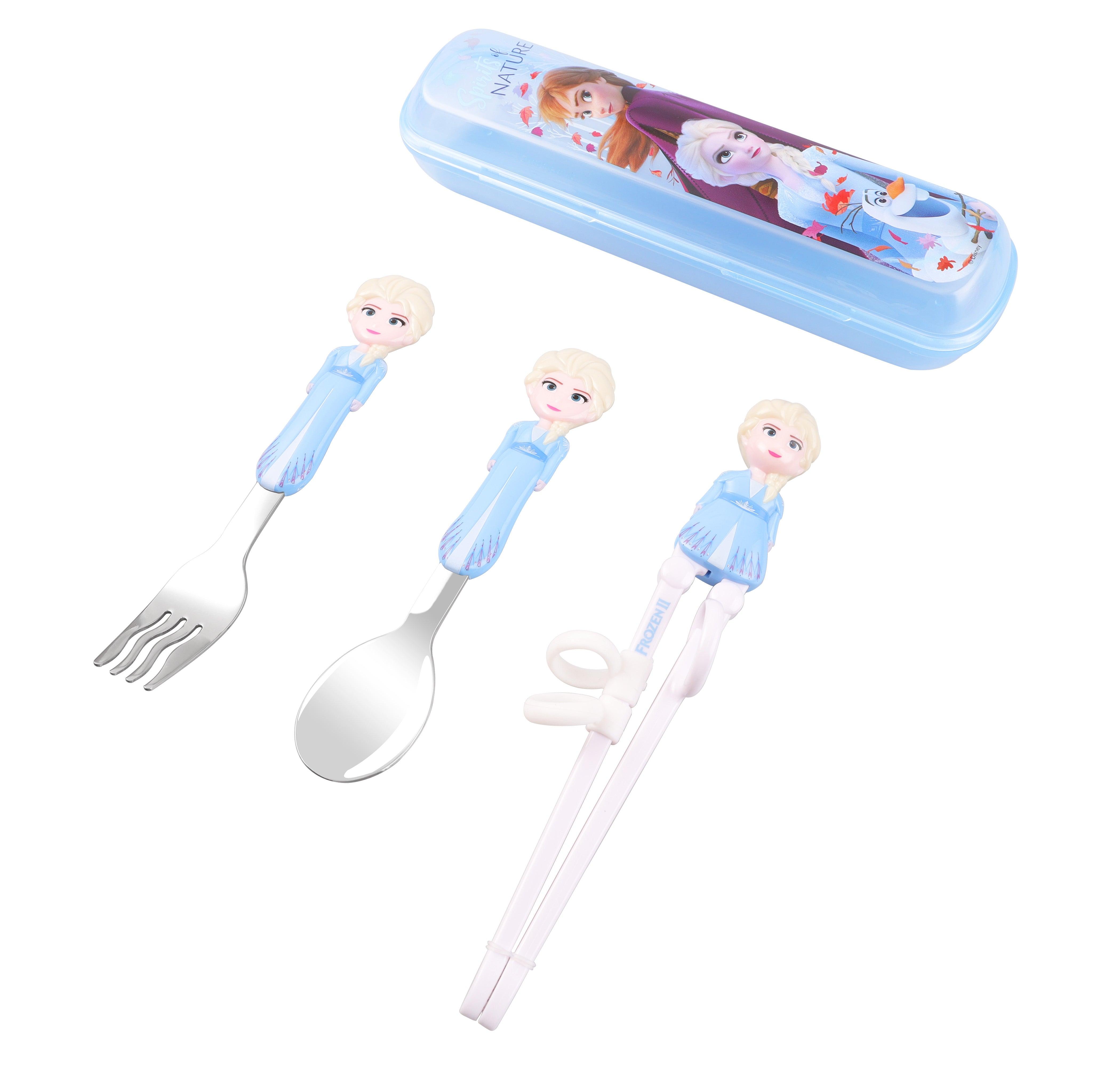 Dish Me Disney 3D Spoon, Fork and Chopsticks Set with Case 2y+ | The Nest Attachment Parenting Hub
