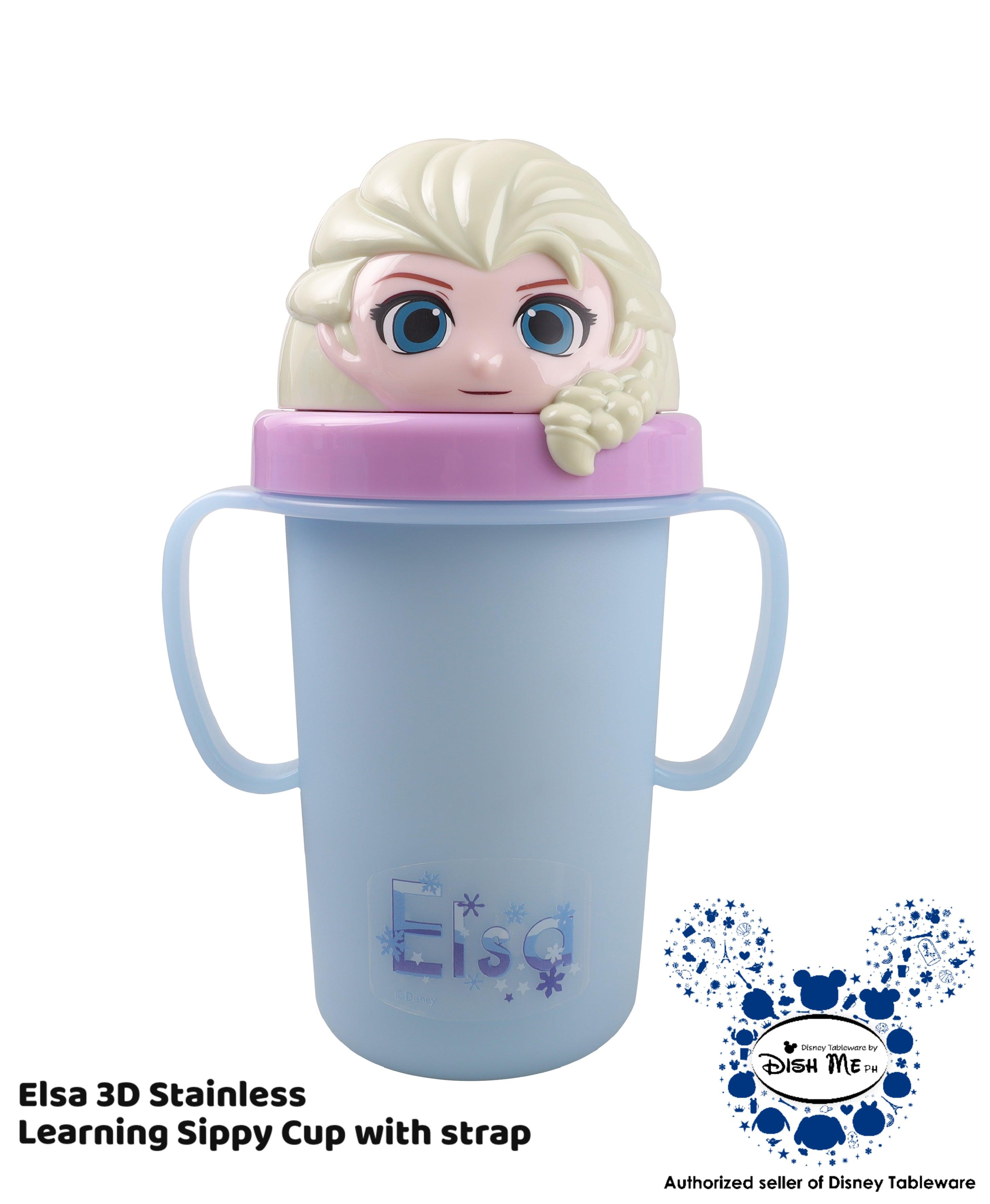 Dish Me Disney 3D Stainless Learning Sippy Cup with Strap 300ml | The Nest Attachment Parenting Hub
