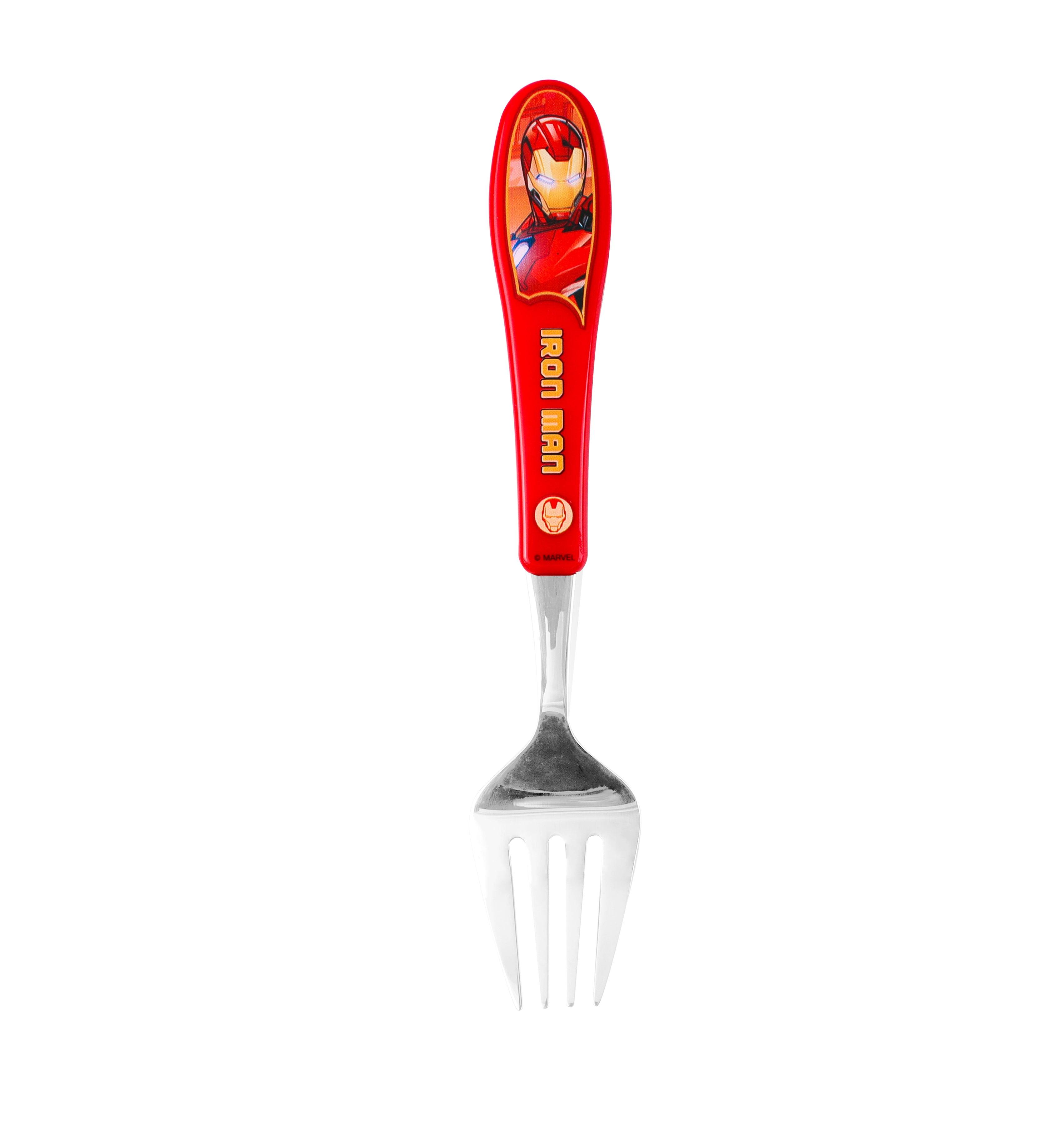 Dish Me Marvel Nordic Kids Stainless Spoon & Fork Set with Case | The Nest Attachment Parenting Hub