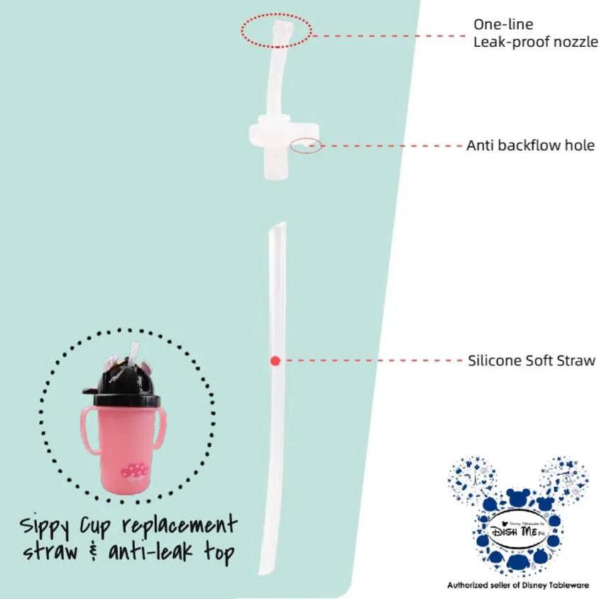 Dish Me Replacement Straw & Leak-proof Nozzle + Sealing Ring for 3D Stainless Sippy Cup | The Nest Attachment Parenting Hub