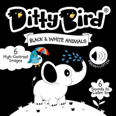 Ditty Bird Black & White Animals | The Nest Attachment Parenting Hub