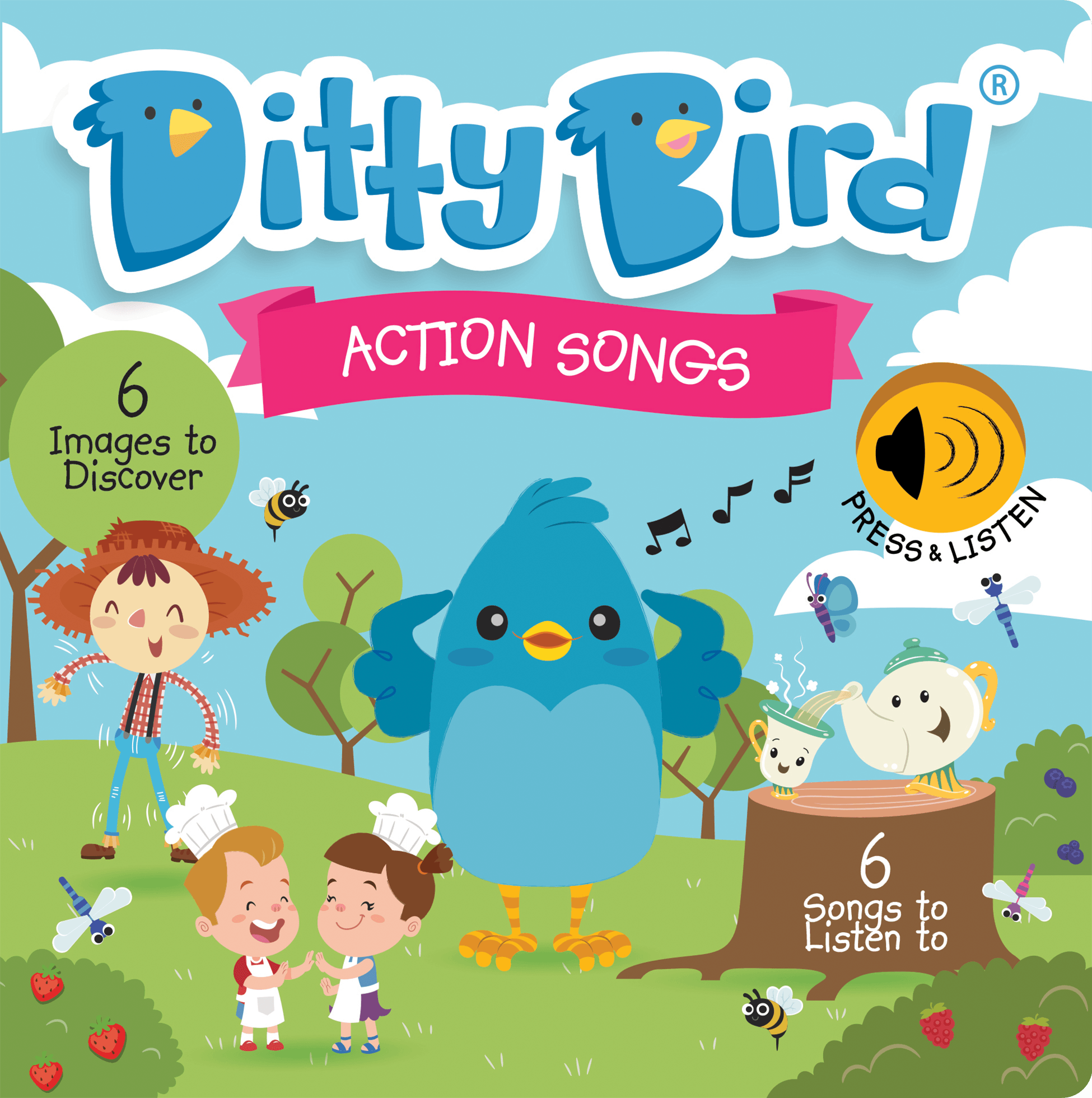 Ditty Bird Musical Books Action Songs | The Nest Attachment Parenting Hub