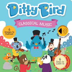 Ditty Bird Musical Books Classical Music | The Nest Attachment Parenting Hub