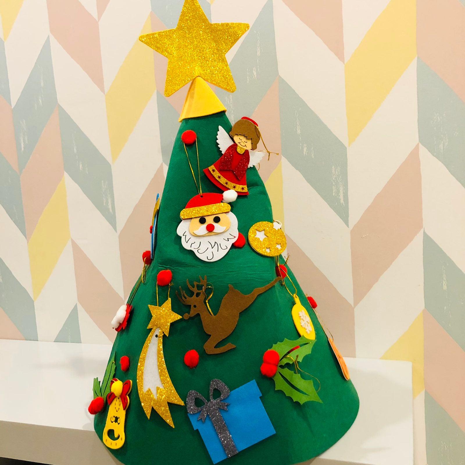 DIY Felt 3D Christmas Tree | The Nest Attachment Parenting Hub