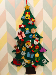 DIY Hanging Felt Christmas Tree | The Nest Attachment Parenting Hub