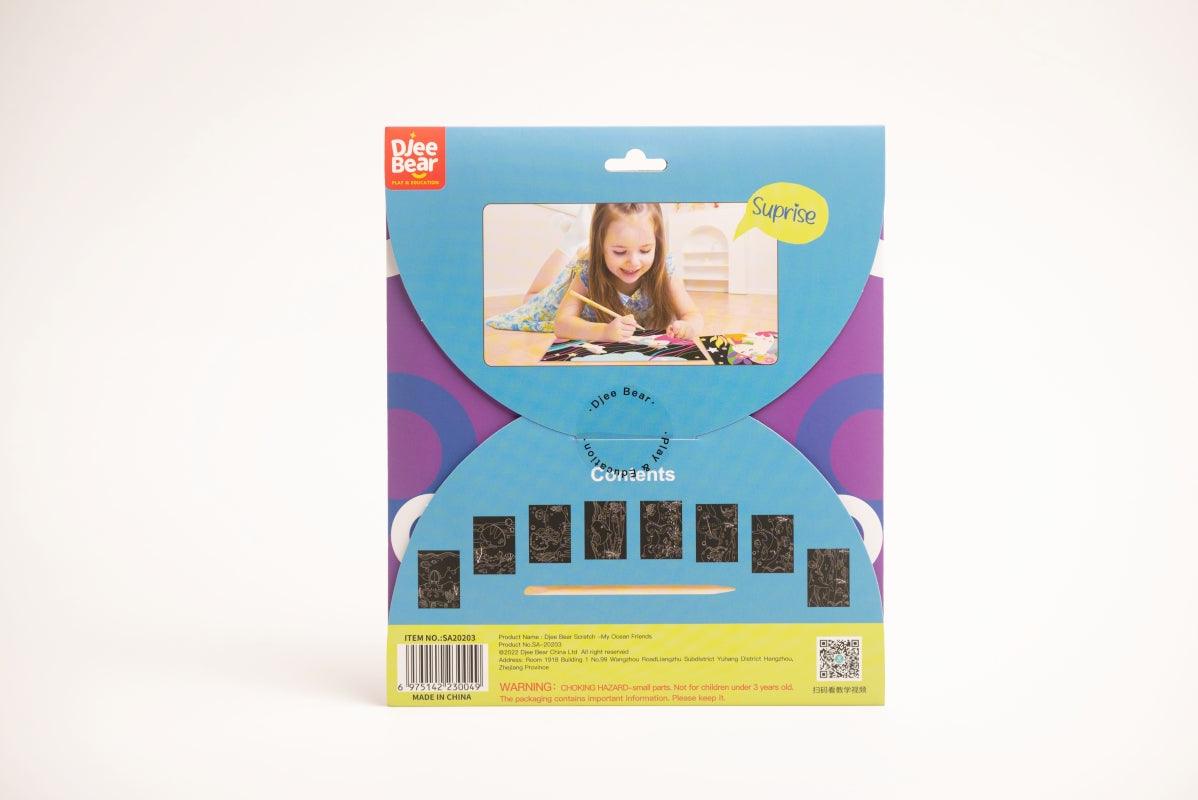 Djee Bear Scratch Art 3+ | The Nest Attachment Parenting Hub