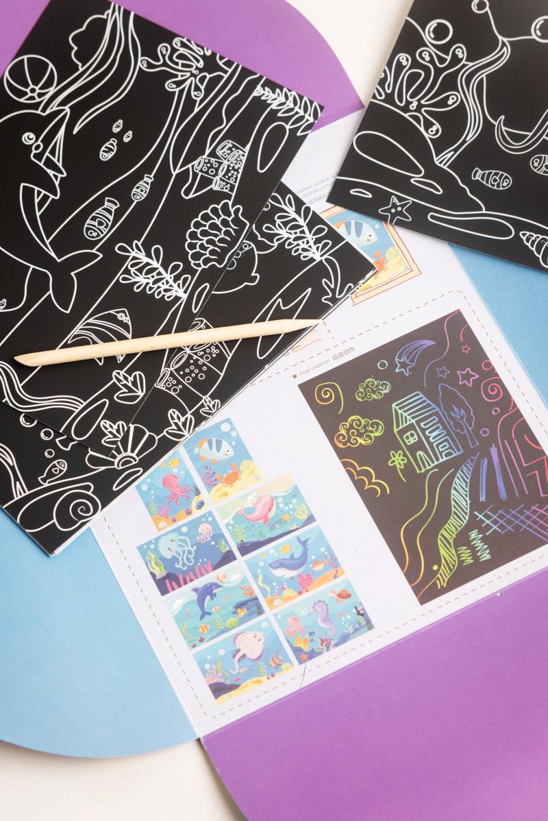 Djee Bear Scratch Art 3+ | The Nest Attachment Parenting Hub