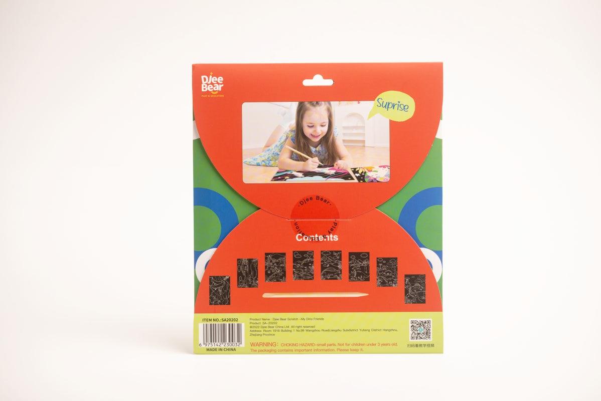 Djee Bear Scratch Art 3+ | The Nest Attachment Parenting Hub