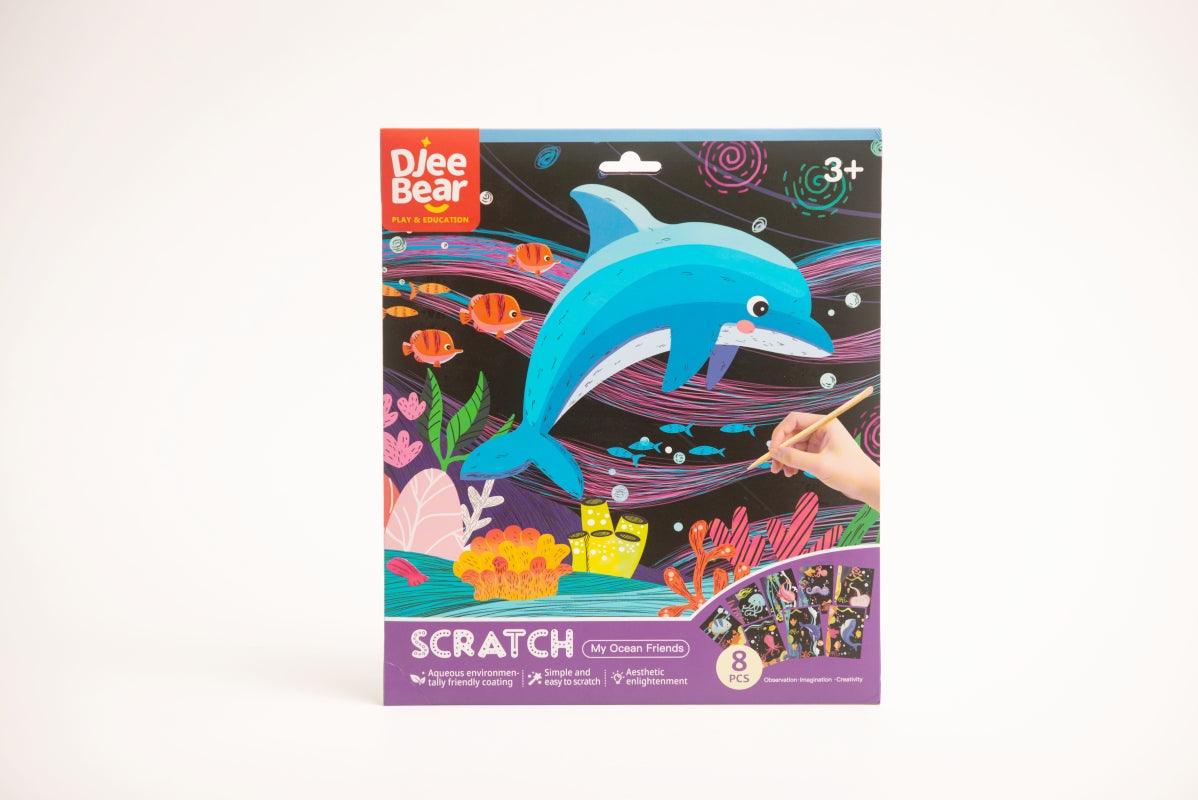 Djee Bear Scratch Art 3+ | The Nest Attachment Parenting Hub