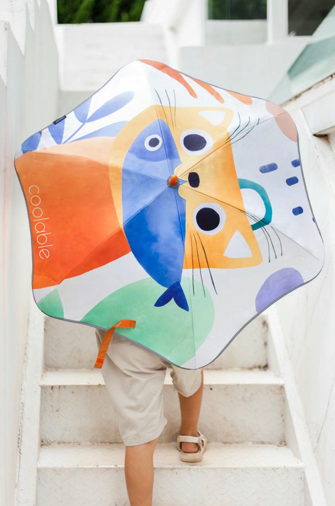 Coolable Kids Double Sided Umbrella | The Nest Attachment Parenting Hub