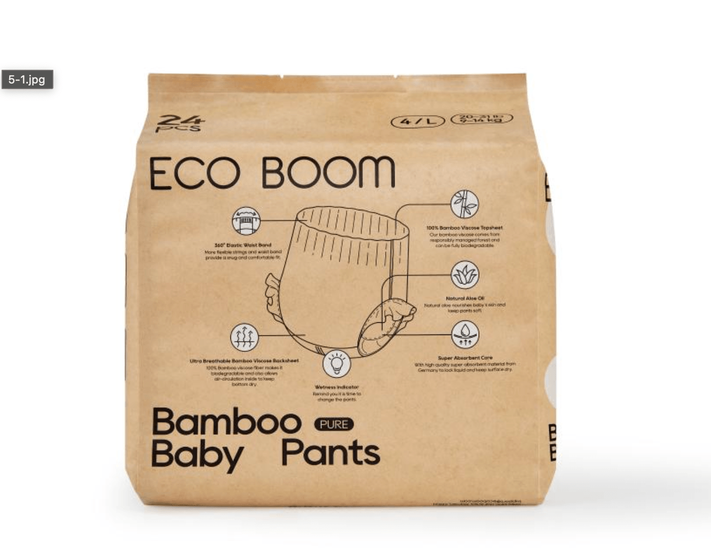 Eco Boom Bamboo Baby Pants (Trial Packs) | The Nest Attachment Parenting Hub