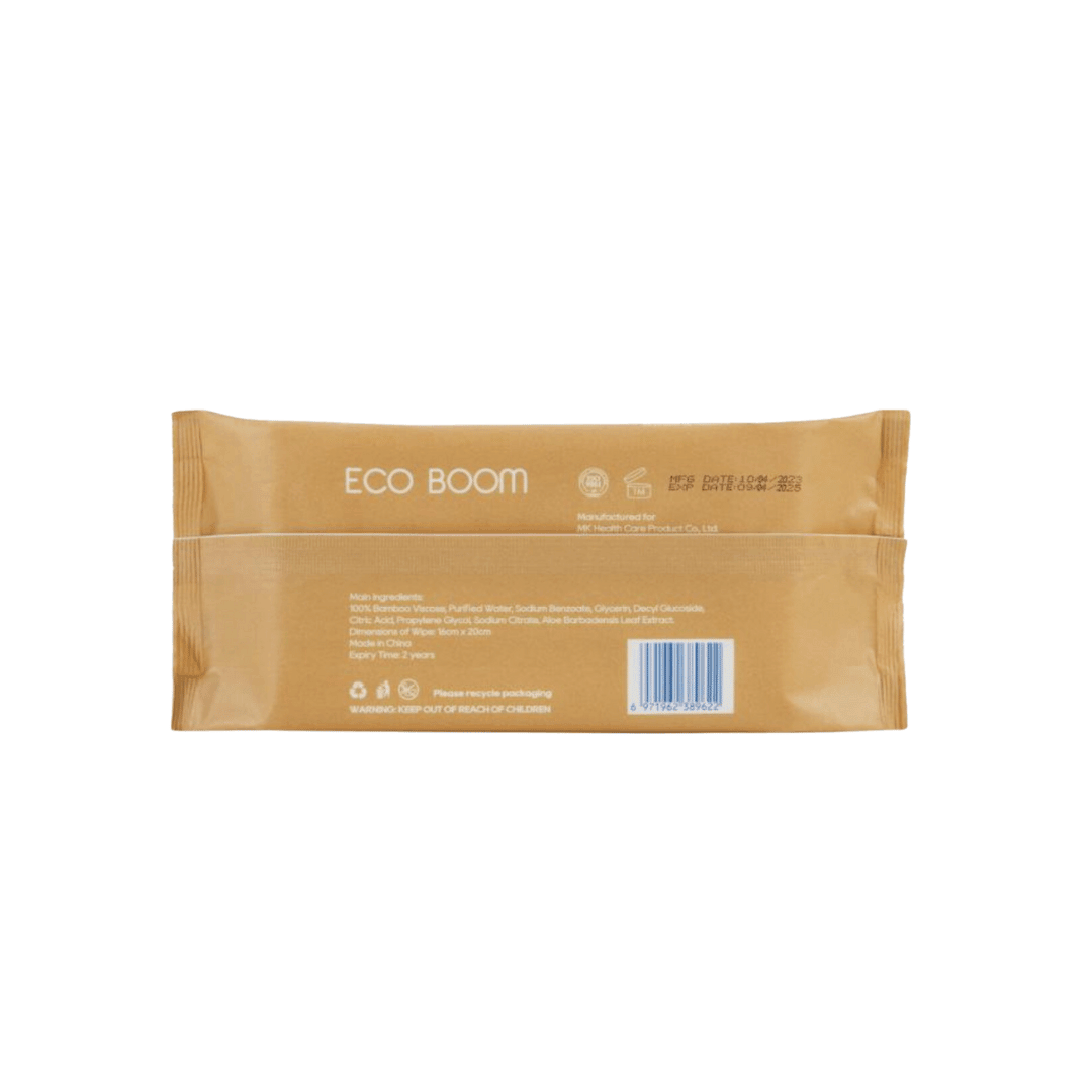Eco Boom Bamboo Wipes Kraft Pack | The Nest Attachment Parenting Hub