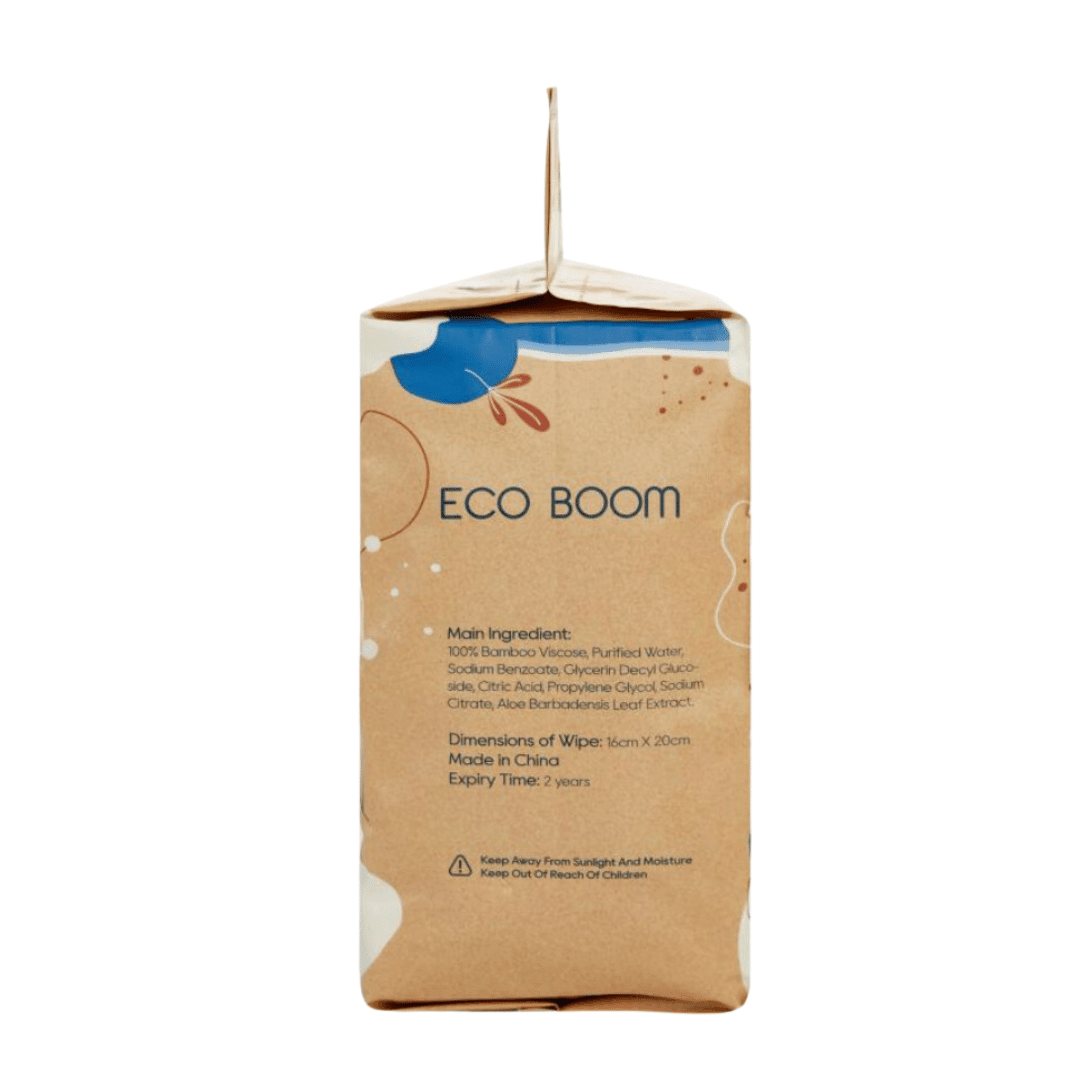 Eco Boom Bamboo Wipes Kraft Pack | The Nest Attachment Parenting Hub