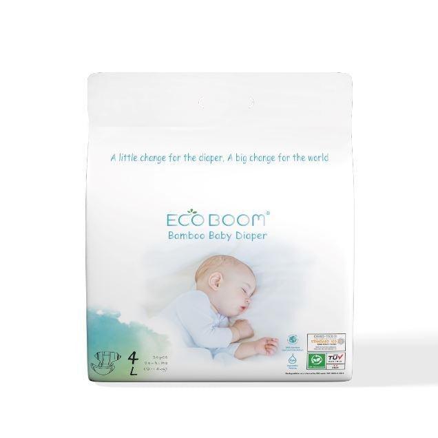 Eco Boom Premium Bamboo Biodegradable Tape Diaper (Trial Packs) | The Nest Attachment Parenting Hub