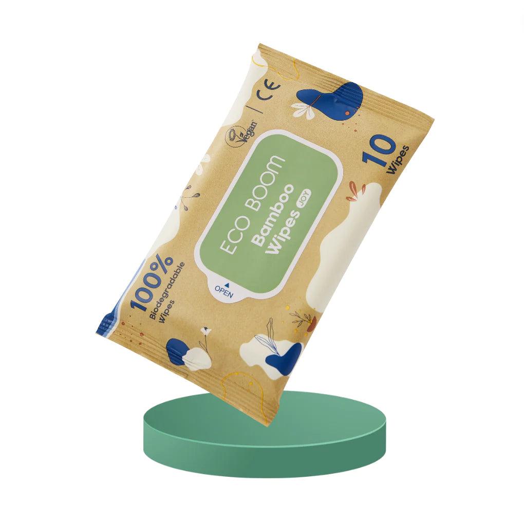 Eco Boom Bamboo Wipes Kraft Pack | The Nest Attachment Parenting Hub