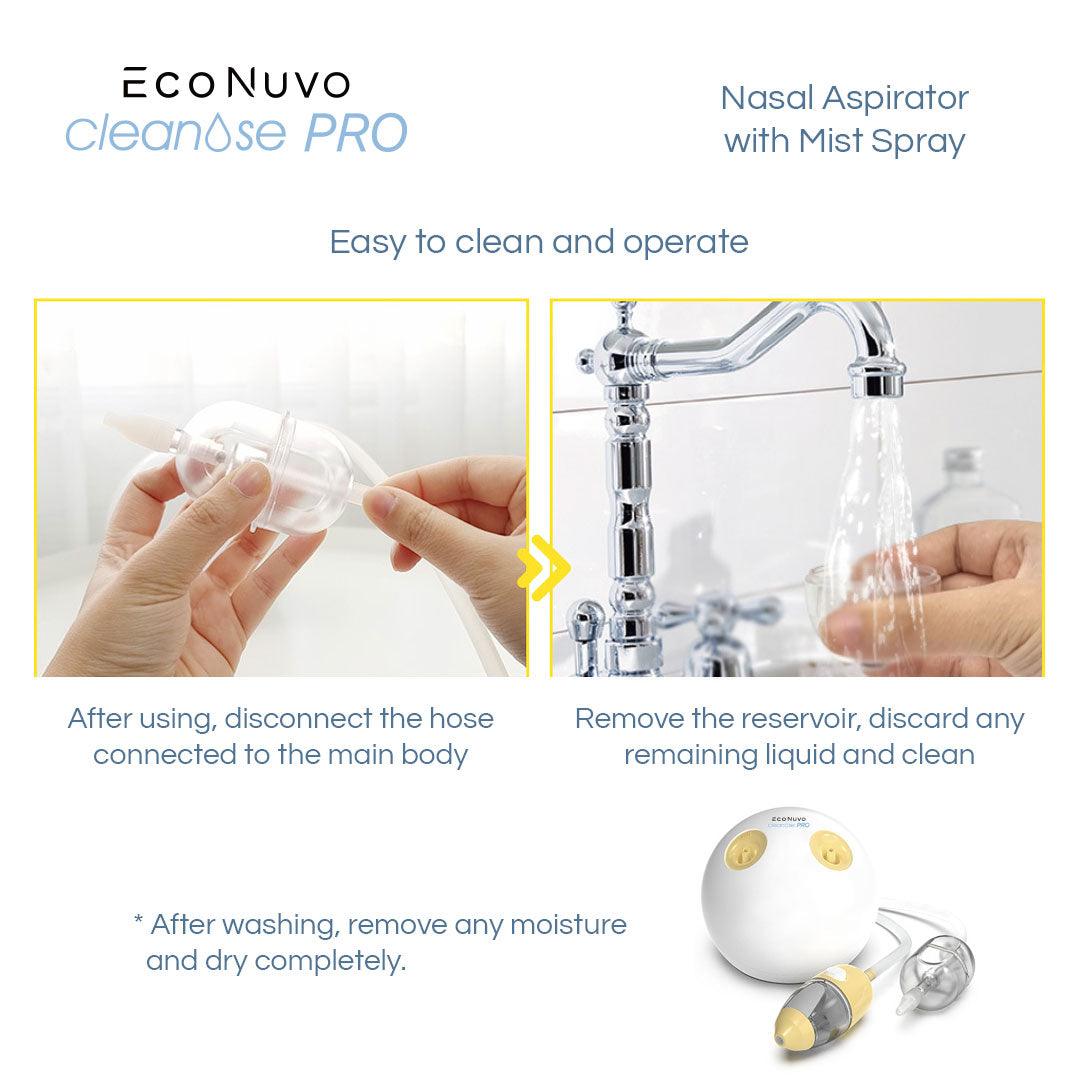 Econuvo Cleanose PRO Electric Nasal Aspirator (HNA-1000) | The Nest Attachment Parenting Hub