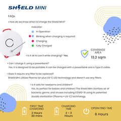 Econuvo Shield Mini Plasma UV Air Sterilizer | The Nest Attachment Parenting Hub