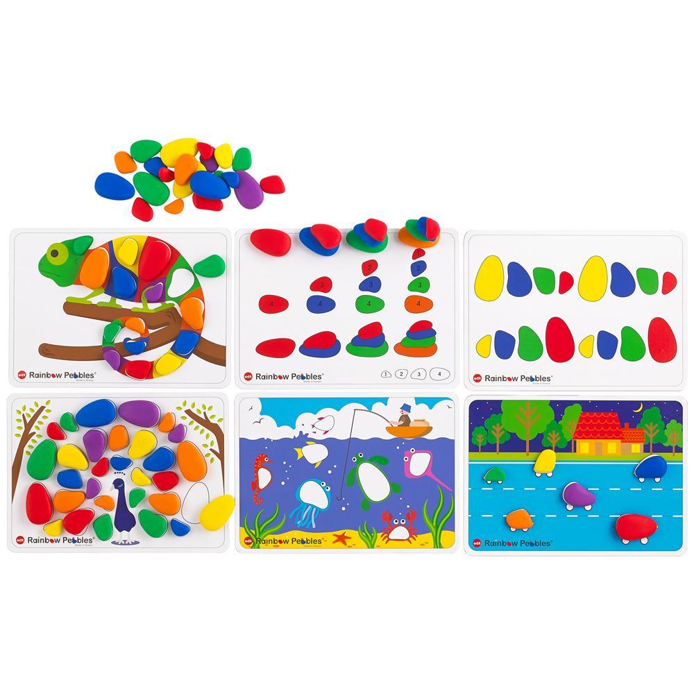 EDX Education Rainbow Pebbles Activity Set | The Nest Attachment Parenting Hub