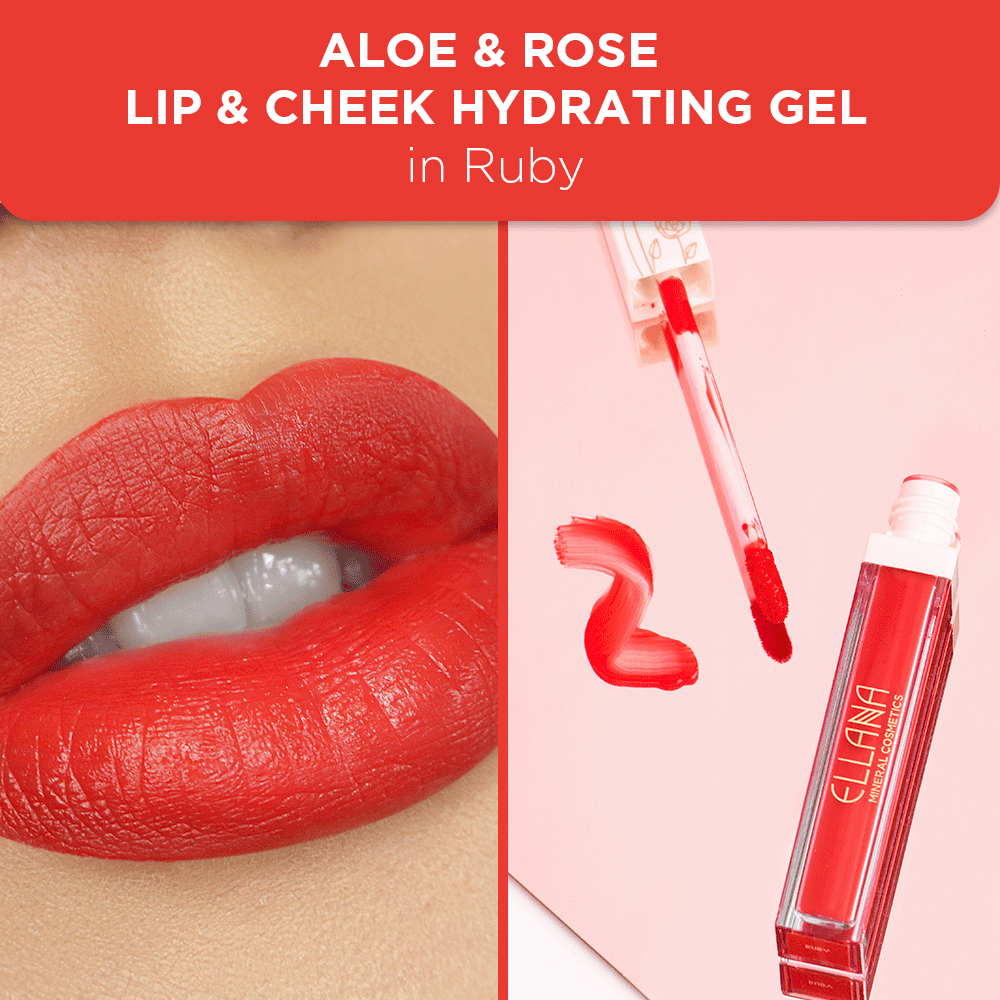 Ellana Minerals Aloe And Rose Hydrating Lip And Cheek Gel | The Nest Attachment Parenting Hub