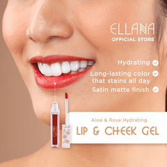 Ellana Minerals Aloe And Rose Hydrating Lip And Cheek Gel | The Nest Attachment Parenting Hub