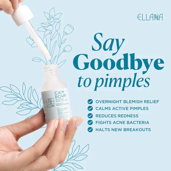 Ellana Minerals Calm Down AHA/BHA Acne Spot Gel 12g | The Nest Attachment Parenting Hub