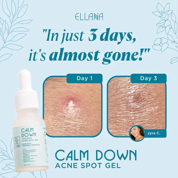 Ellana Minerals Calm Down AHA/BHA Acne Spot Gel 12g | The Nest Attachment Parenting Hub