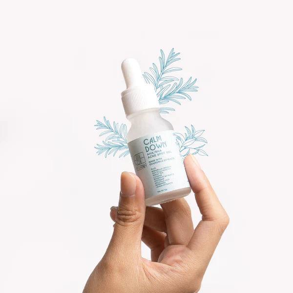 Ellana Minerals Calm Down AHA/BHA Acne Spot Gel 12g | The Nest Attachment Parenting Hub