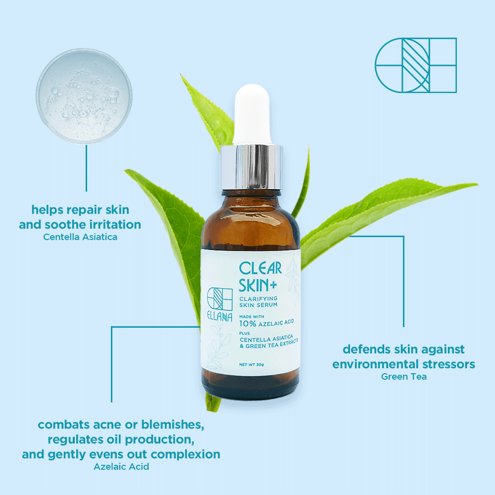 Ellana Minerals Clear Skin+ Clarifying Serum With 10% Azelaic Acid (Azeclair) | The Nest Attachment Parenting Hub