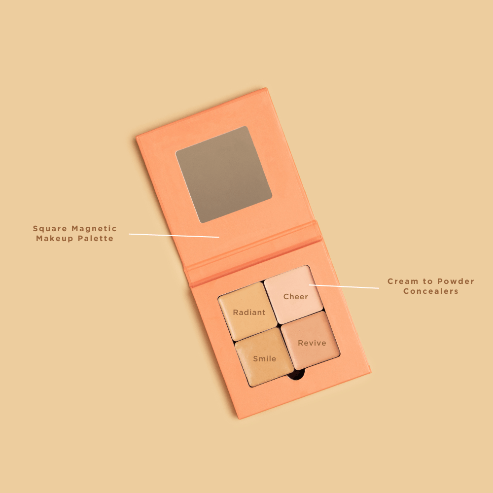 Ellana Minerals Cream To Powder Quad Mini w/ Palette | The Nest Attachment Parenting Hub