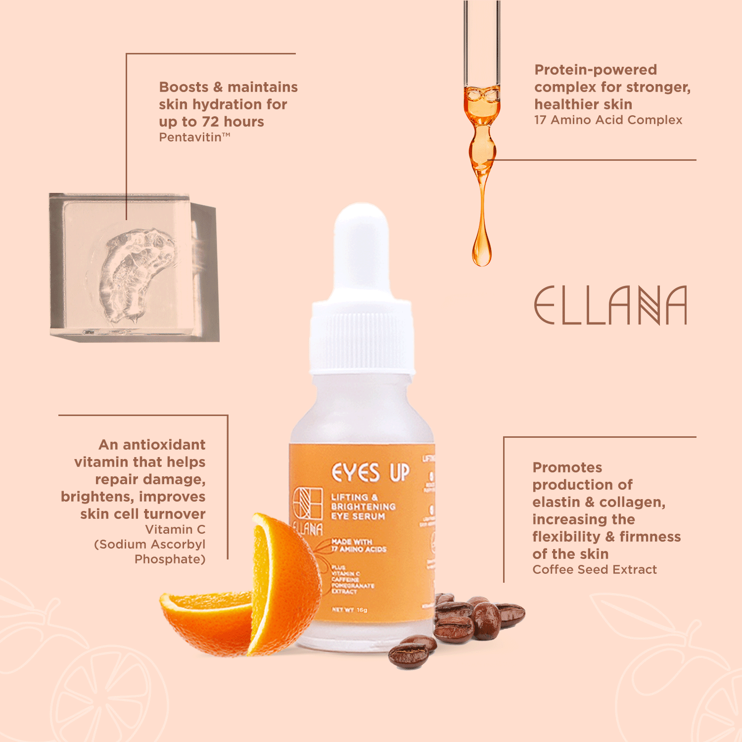 Ellana Minerals Eyes Up Lifting & Brightening Eye Serum | The Nest Attachment Parenting Hub