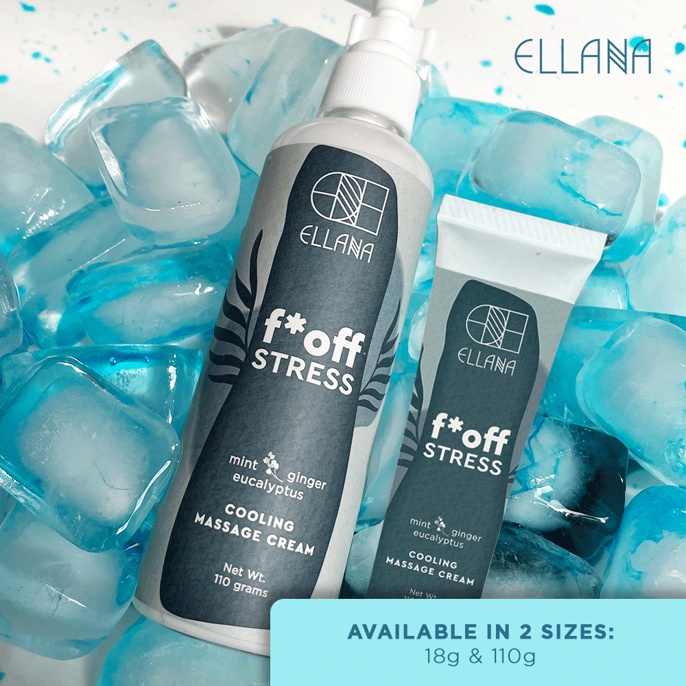 Ellana Minerals F*off Stress - Pain Relief - Cooling Massage Cream | The Nest Attachment Parenting Hub