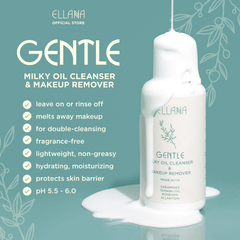 Ellana Minerals Gentle Milky Oil Cleanser & Makeup Remover | The Nest Attachment Parenting Hub