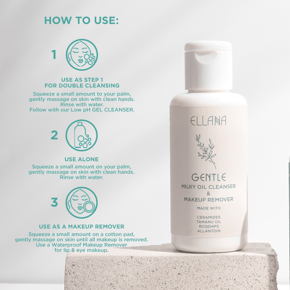 Ellana Minerals Gentle Milky Oil Cleanser & Makeup Remover | The Nest Attachment Parenting Hub